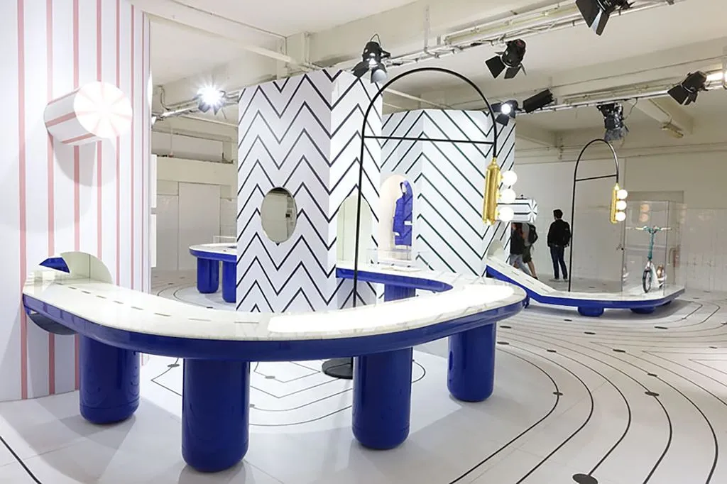 Cortile allestito — Mini BMW Design Week Milano